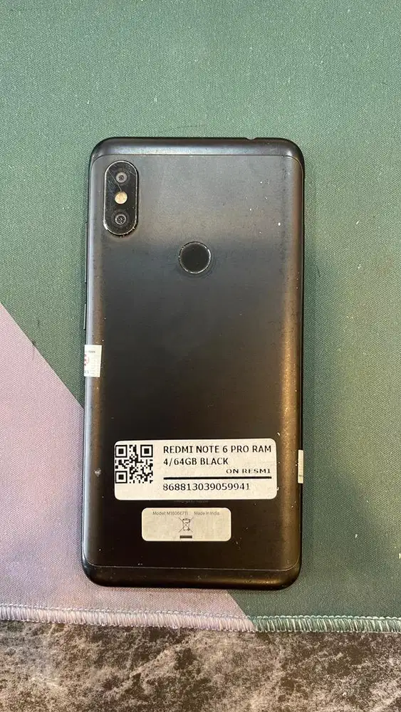 Redmi note 6 pro 4/64 resmi