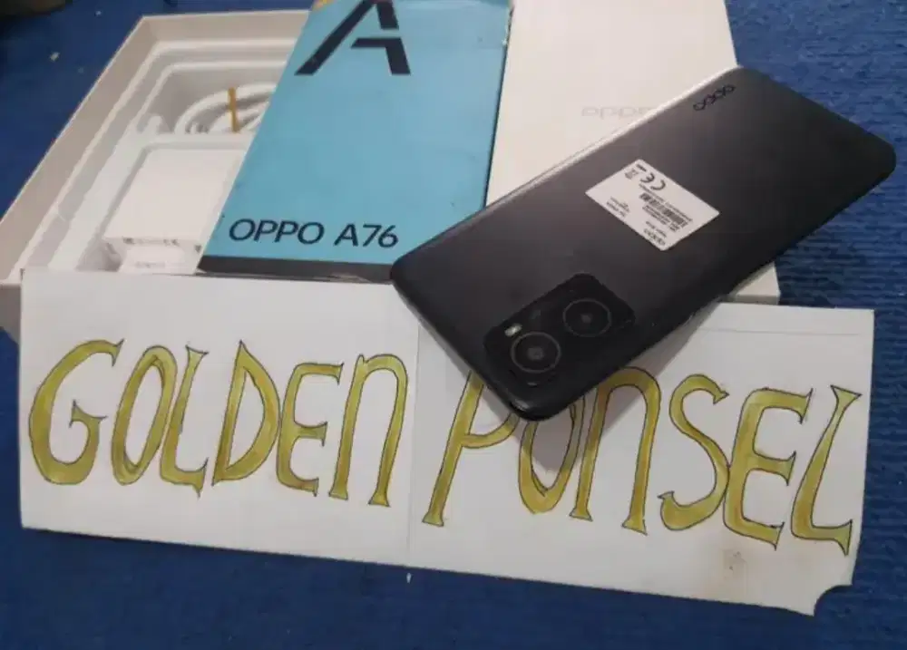 Oppo A76 Ram 6+4Gb/128Gb-Ori#Golden Ponsel