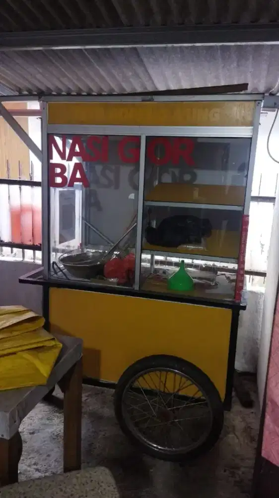 Gerobak usaha dijual