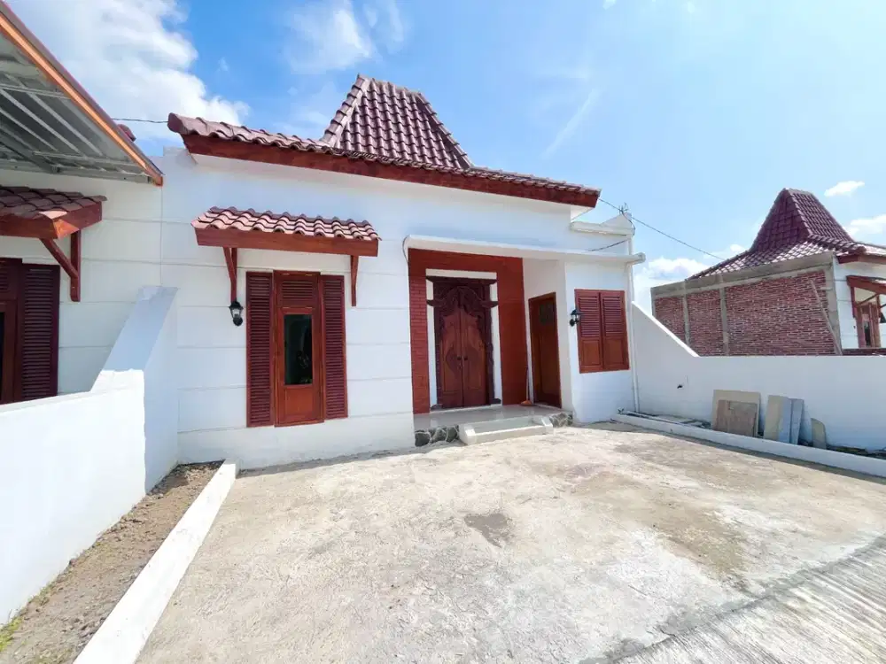 Rumah Joglo 299 Juta! View Sawah Asri, SHM, 20 Menit ke Jogja