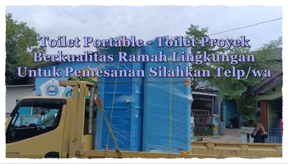 Toilet Portable, Toilet Umum, WC Portable, Toilet Outdoor, WC Umum Sia