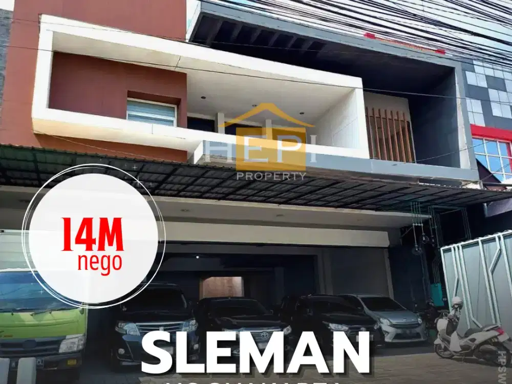 Dijual Rumah Furnish dan Tempat Usaha di Ringroad Utara, Sleman Yogjakarta