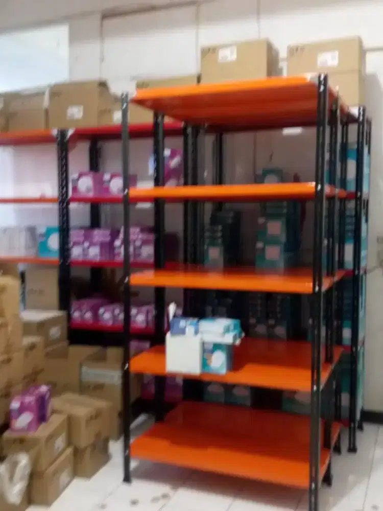 Rak besi rak siku rak gudang