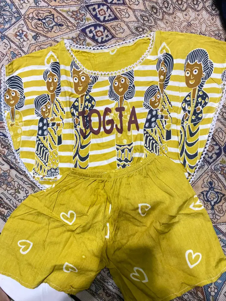 Set baju jogja untuk anak umur 1-2thn