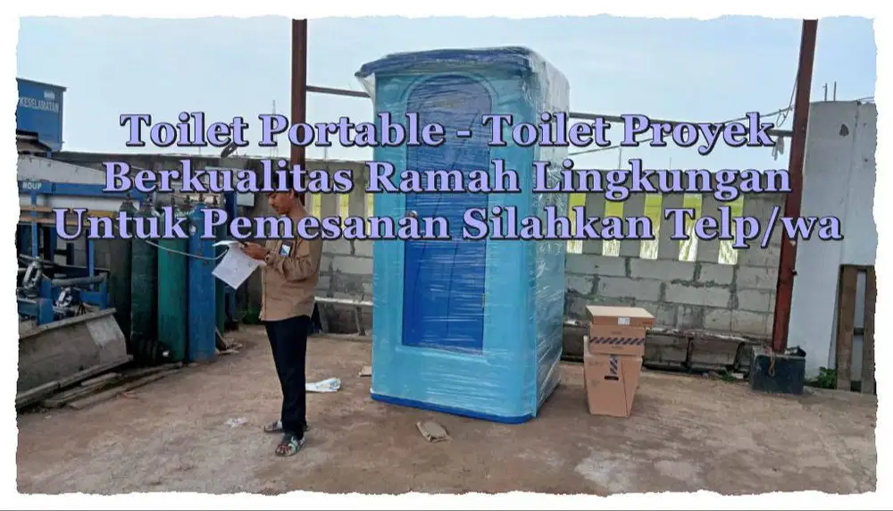 Toilet Proyek, Harga Pabrik!! Toilet Portable, Toilet Event Berkualita