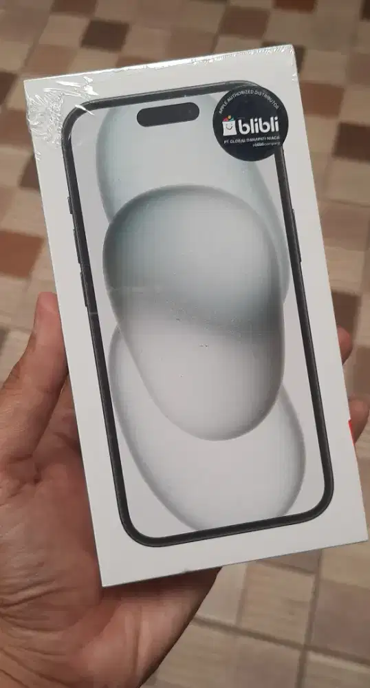 iPhone 15 Black 128GB BliBli New Segel