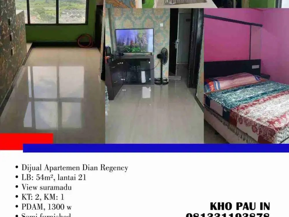 Dijual Apartemen Dian Regency