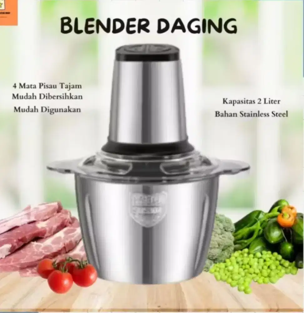Blender chopper stainless penggiling daging