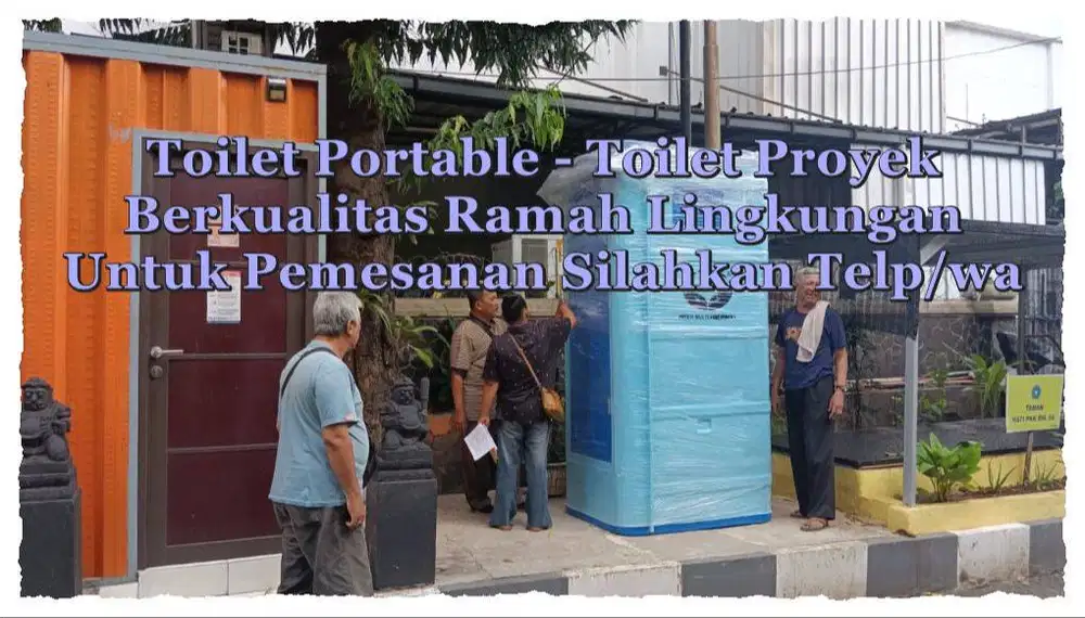 Toilet Event Siap Pakai Toilet Proyek, Toilet Portable, Toilet Premium