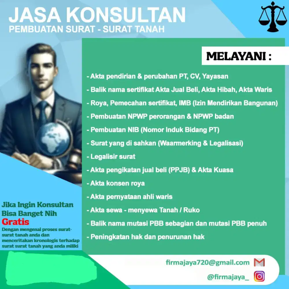 Biro jasa kepengurusan surat surat tanah