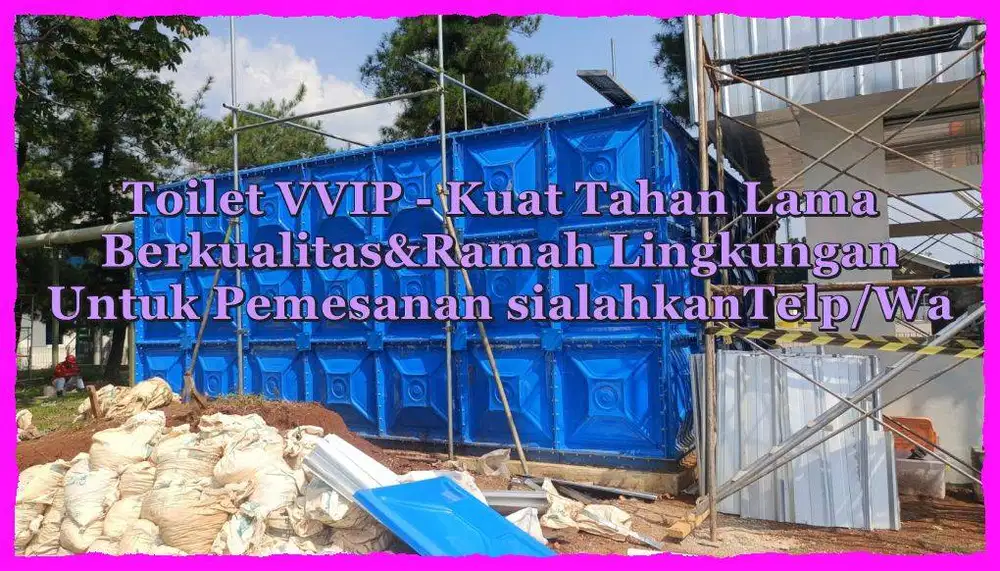 GROUND TANK - TANGKI AIR - PANEL FRP - TANGKI PANEL FRP - TANGKI PANEL