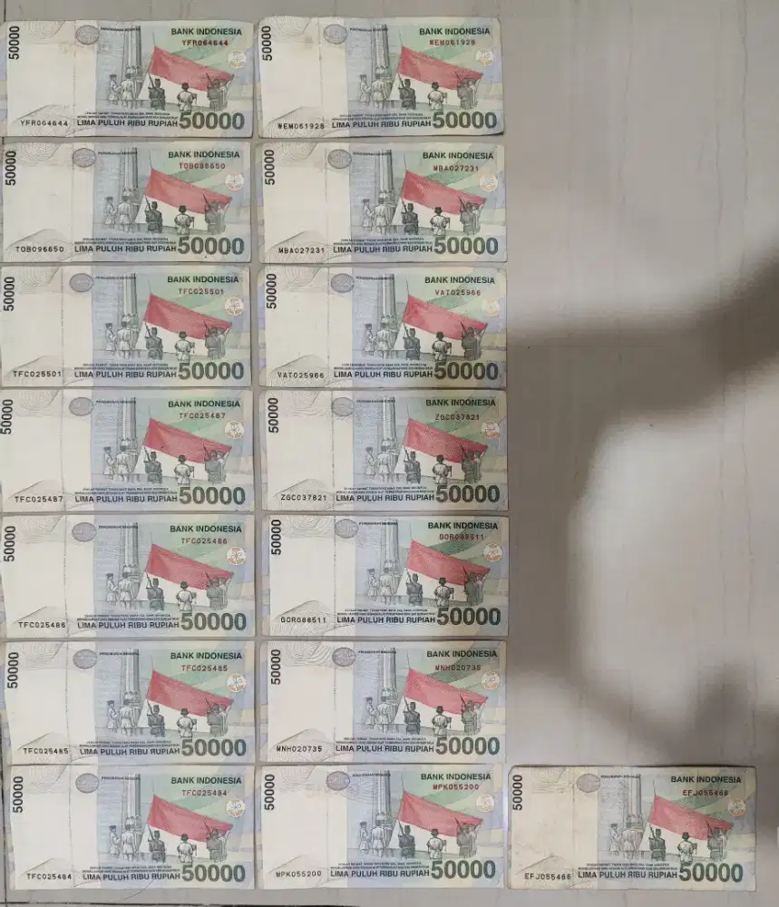 Uang kertas 1998 / 1999