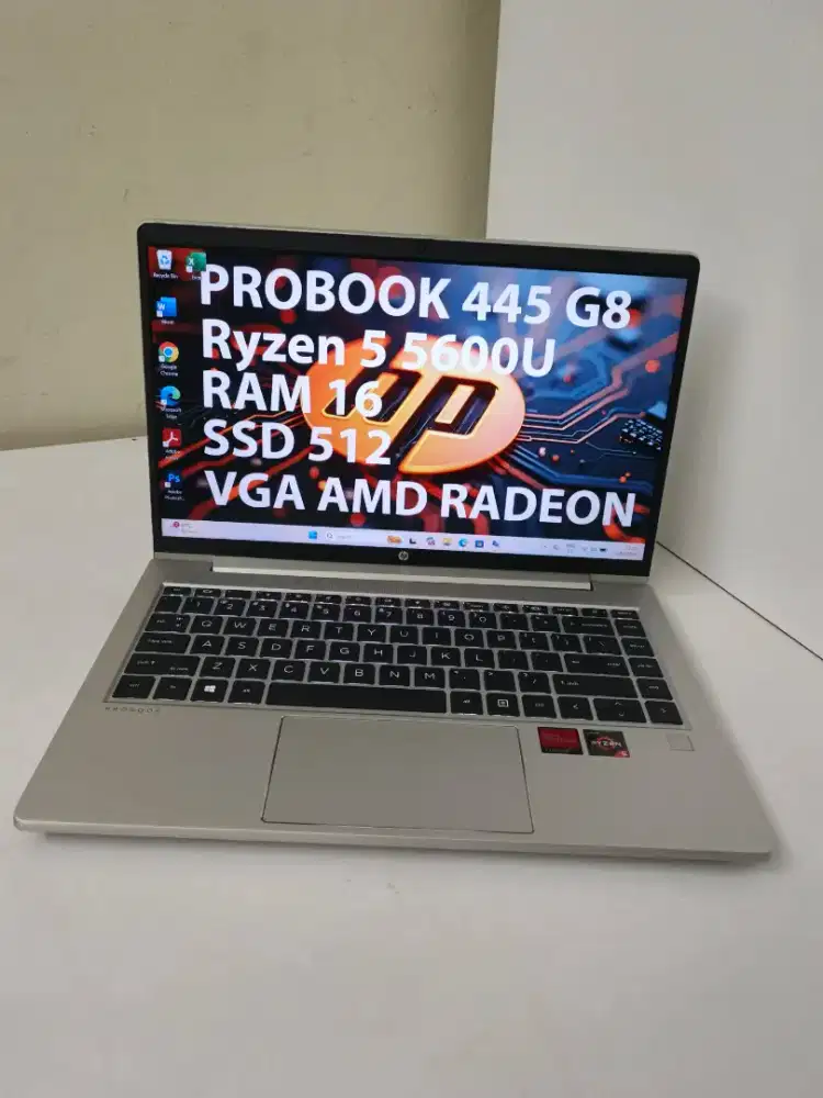 HP ProBook 445 G8 Ryzen 5 RAM 16GB SSD 512GB Win11 Pro + Office 2024