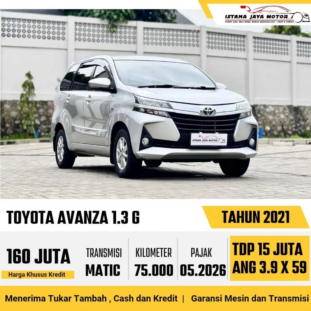 Toyota Avanza G AT 2021 Mulus