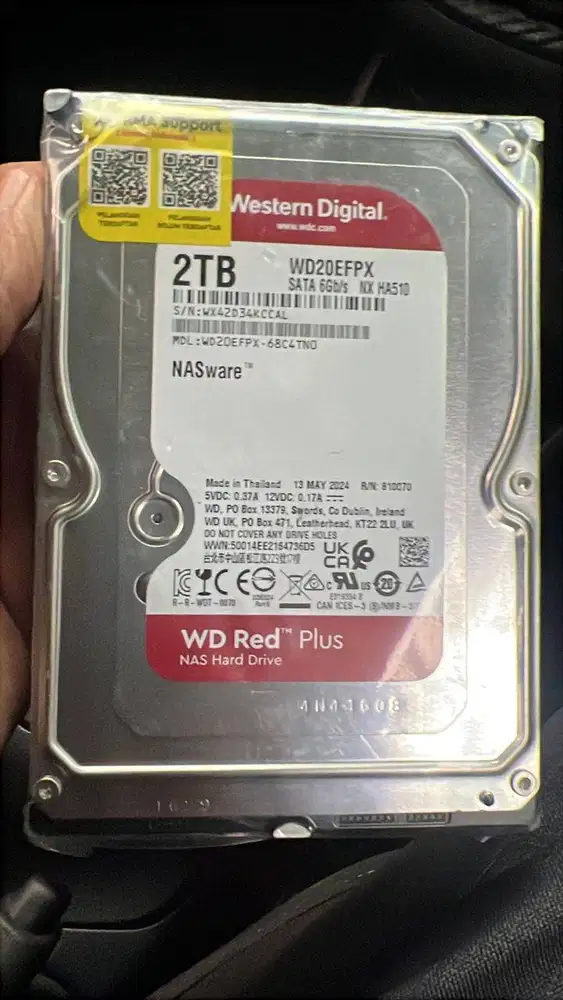 WD hard disk Red Plus 2TB