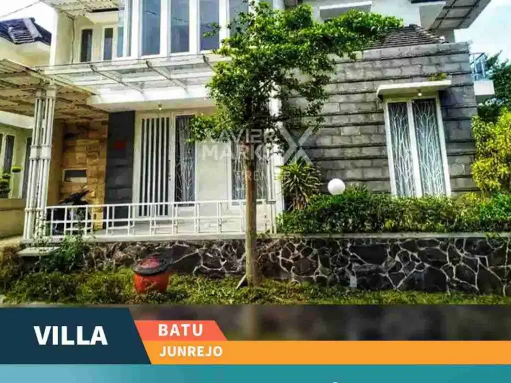 Dijual Villa Modern Hook Full Furnish Dekat Jatim Park 3 di Junrejo Kota Batu