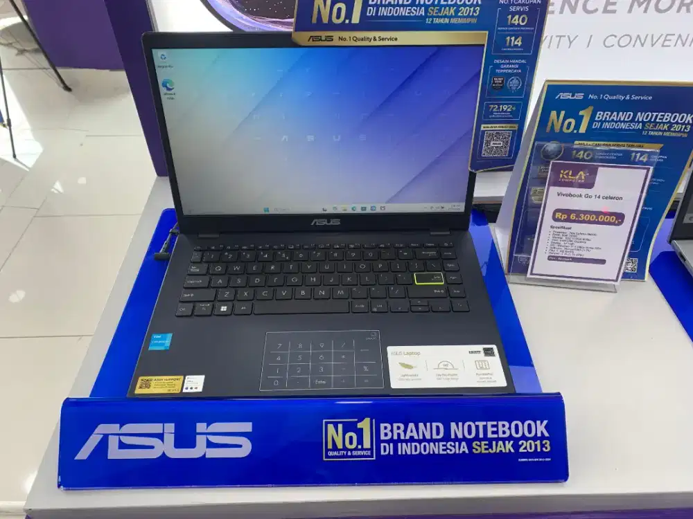 Laptop Asus Vivobook Go 14 Celeron, melayani cicilan pake homecredit
