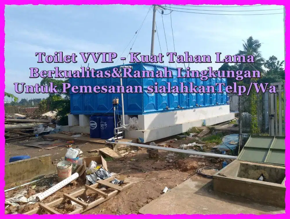 TANGKI AIR FIBERGLASS - GROUND TANK - PANEL FRP - ROOF TANK FRP