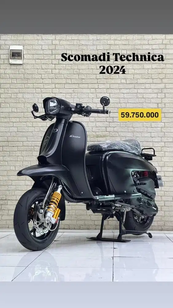 Scomadi Technica 150i 2024 N Malang unit istimewa - Zaki Mustika