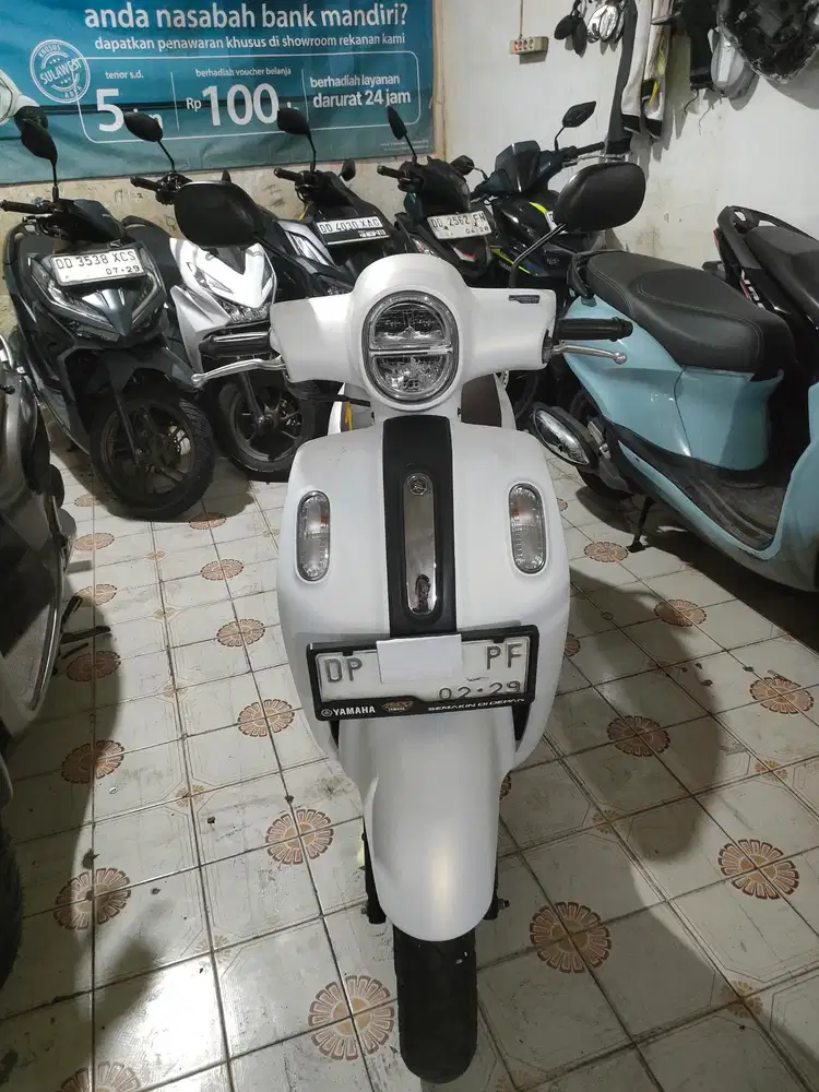 Yamaha Fazzio 125cc 2024 putih plat DP