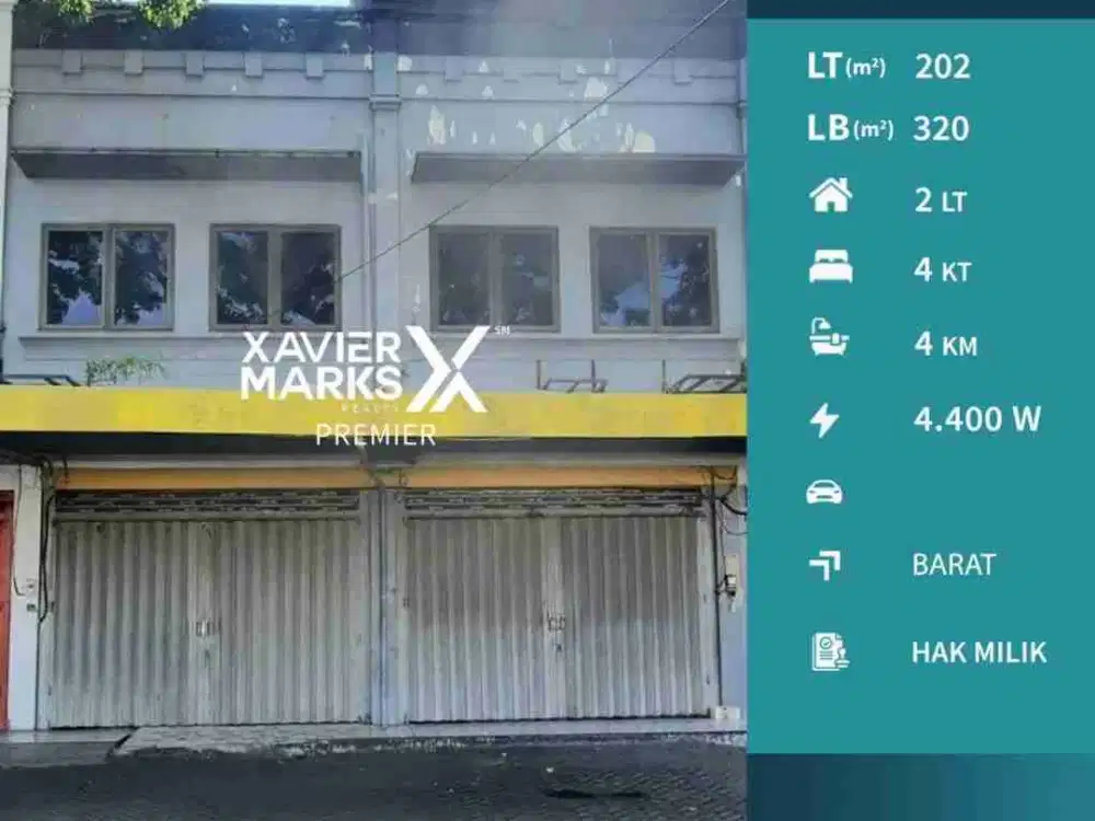 DISEWAKAN Ruko Luas di Poros Jalan Raya Sunandar Priyo Sudarmo - Malang