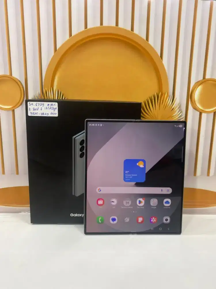 Samsung Galaxy Z Fold 6 12/256gb warna Silver