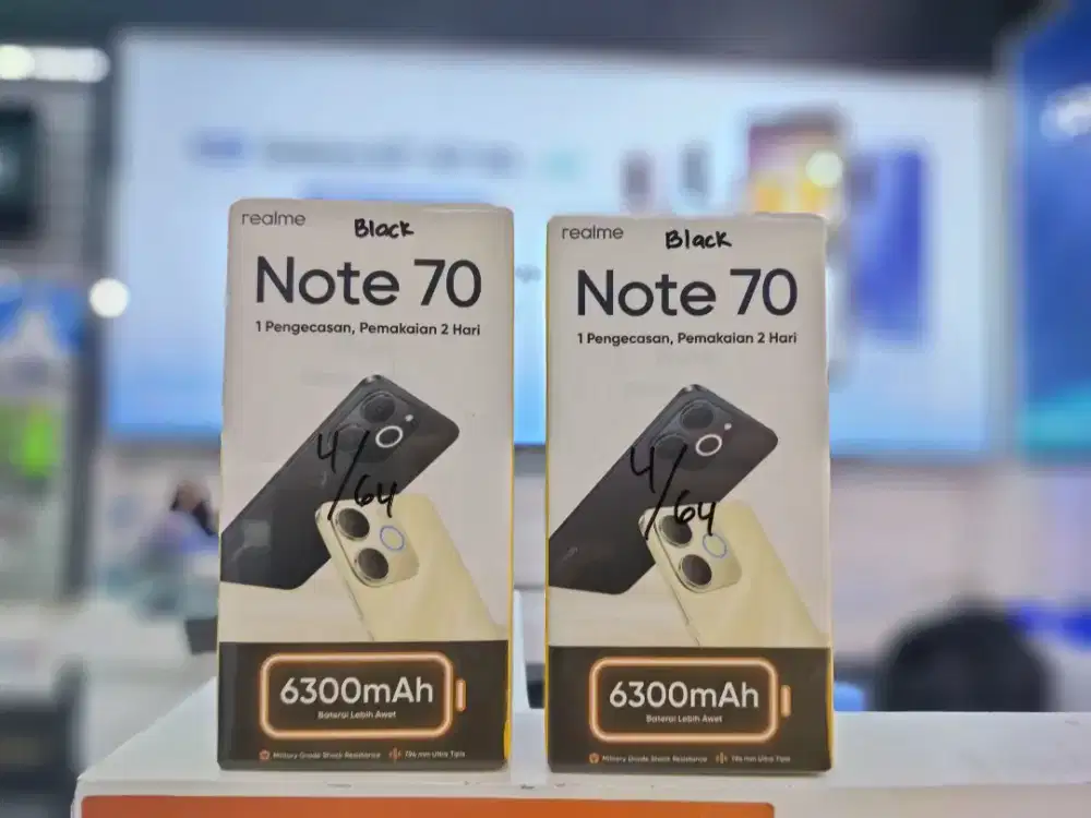 Termurah Realme Note 70 Ram 4+64GB New Garansi Resmi