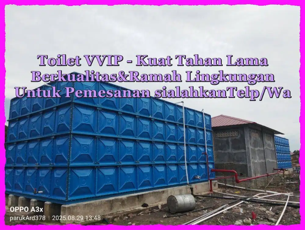 GROUND TANK - TANGKI AIR - PANEL FRP - TANGKI PANEL FRP - TANGKI PANEL