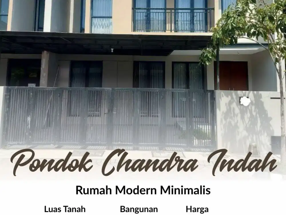Rumah Siap Huni Pondok Tjandra Indah