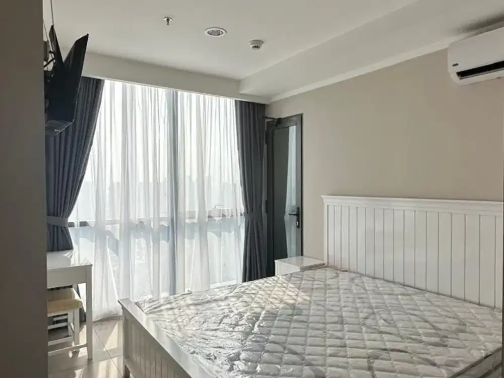 Apartemen Menara Jakarta 35m2 1BR Full Furnished View City Siap Huni