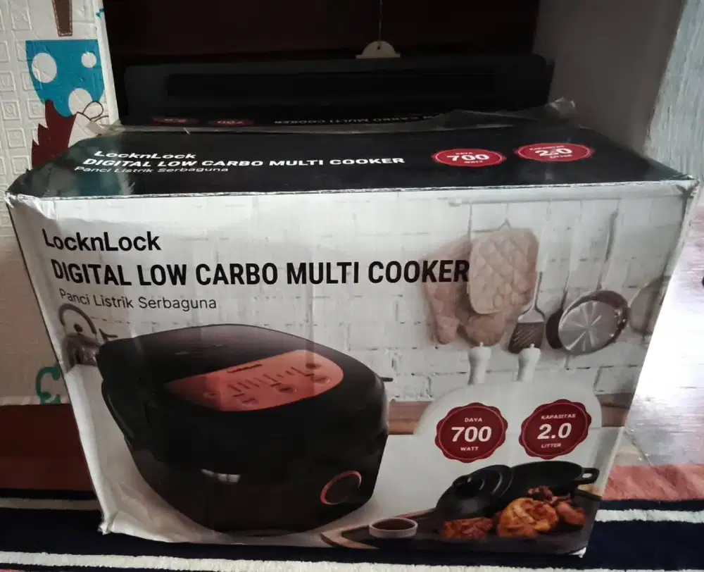 LocknLock EJR328BLK (2 Liter, Digital, 700W) (Jual Murah)