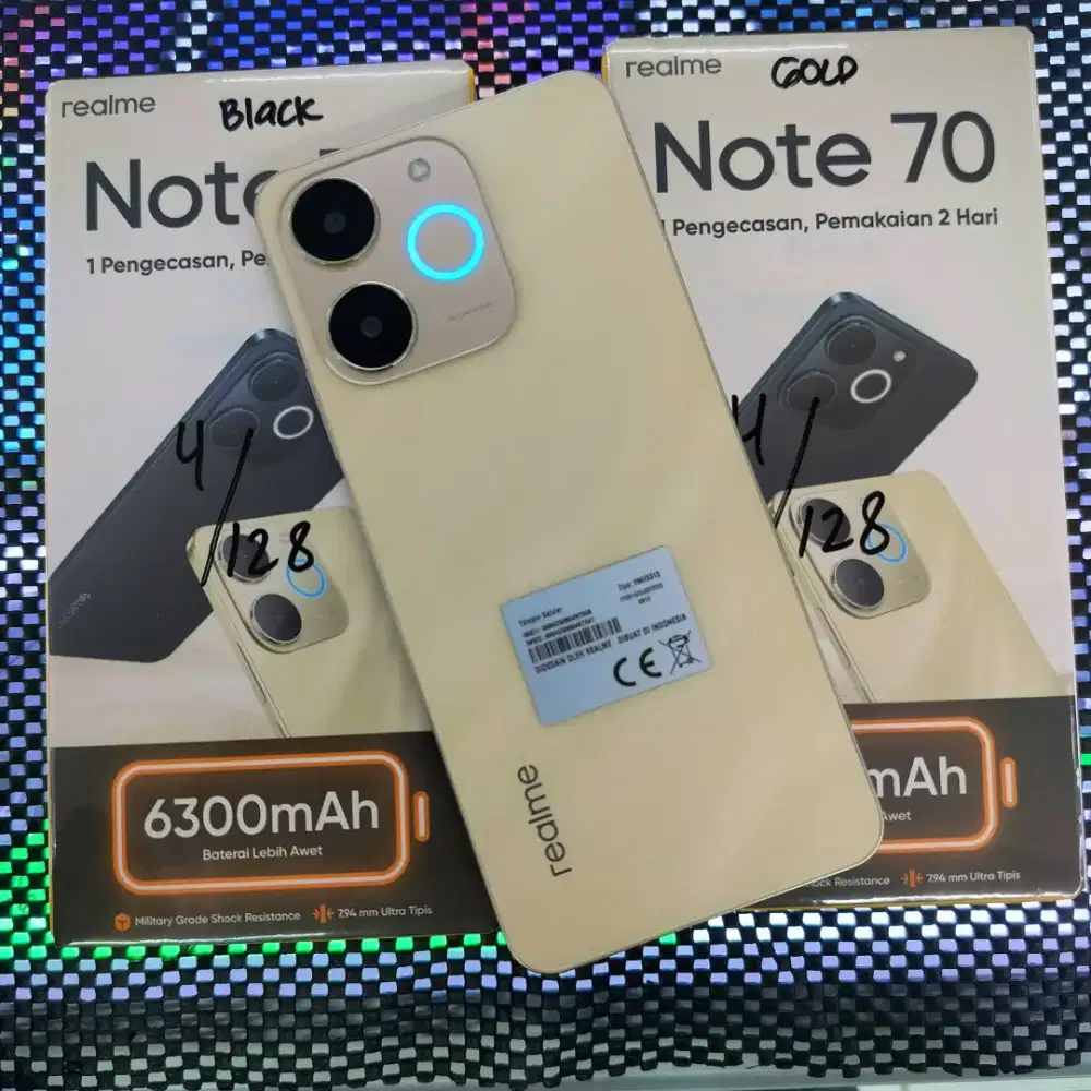 Termurah Realme Note 70 Ram 4+64GB Garansi Resmi