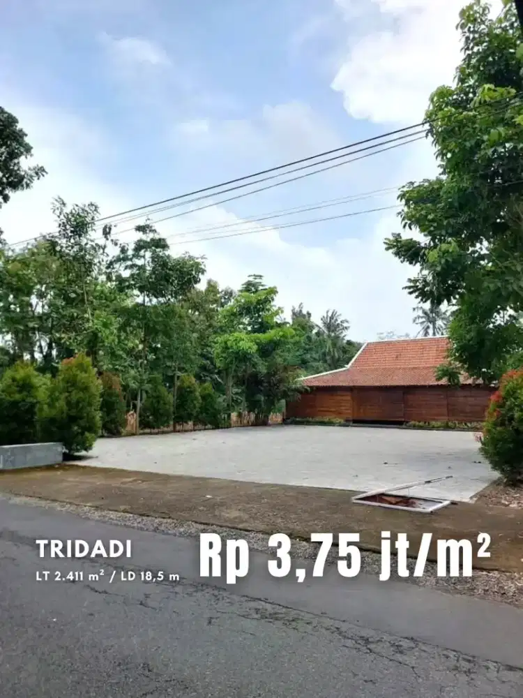Dijual Tanah Bonus Limasan View Sungai dekat Sleman City Hall