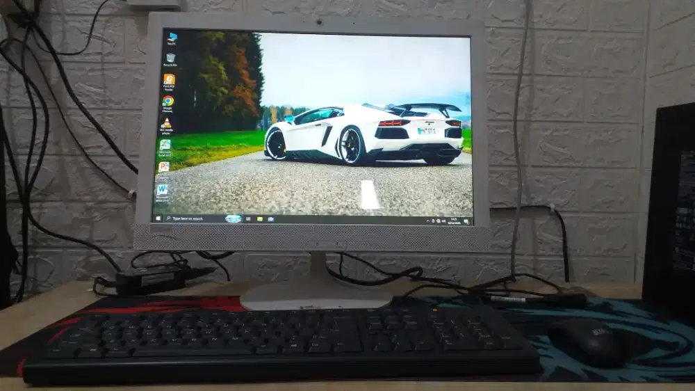 PC CPU AIO Lenovo Ideacentre Normal Siap Pakai
