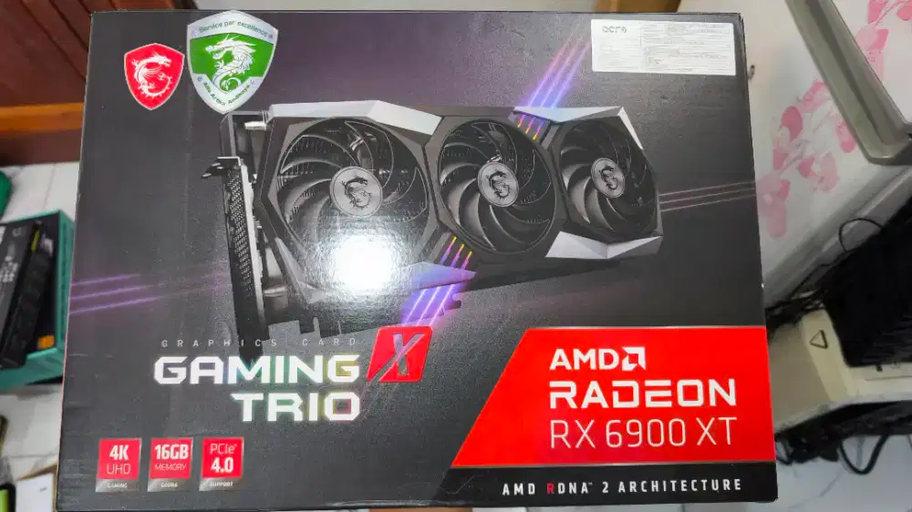 VGA RX 6900 XT 16GB LIKE NEW SEGEL