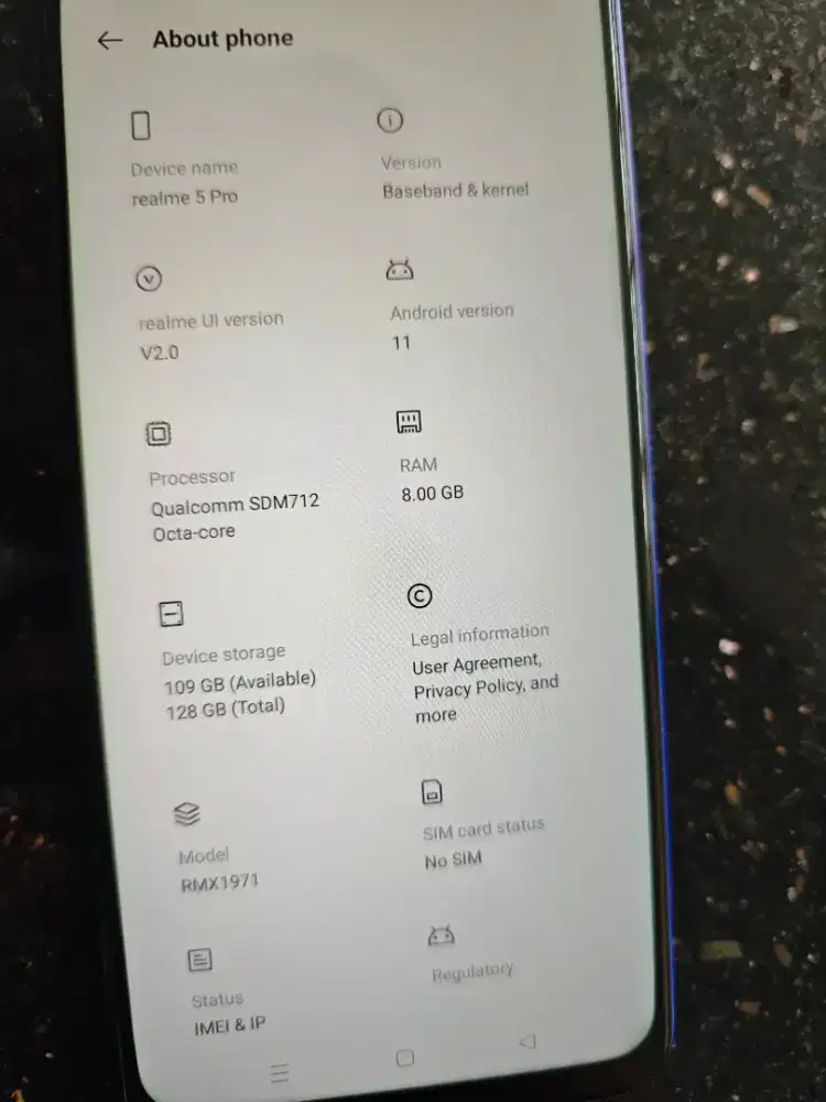 Dijual Realme 5 Pro 8 / 128 GB