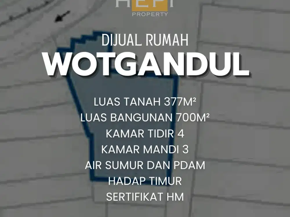 Dijual Rumah di Wotgandul Semarang Tengah