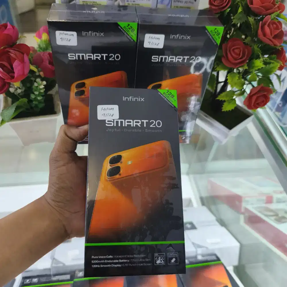 Infinix Smart 20 RAM 4GB 64GB / 128GB Baru Segel Garansi Resmi