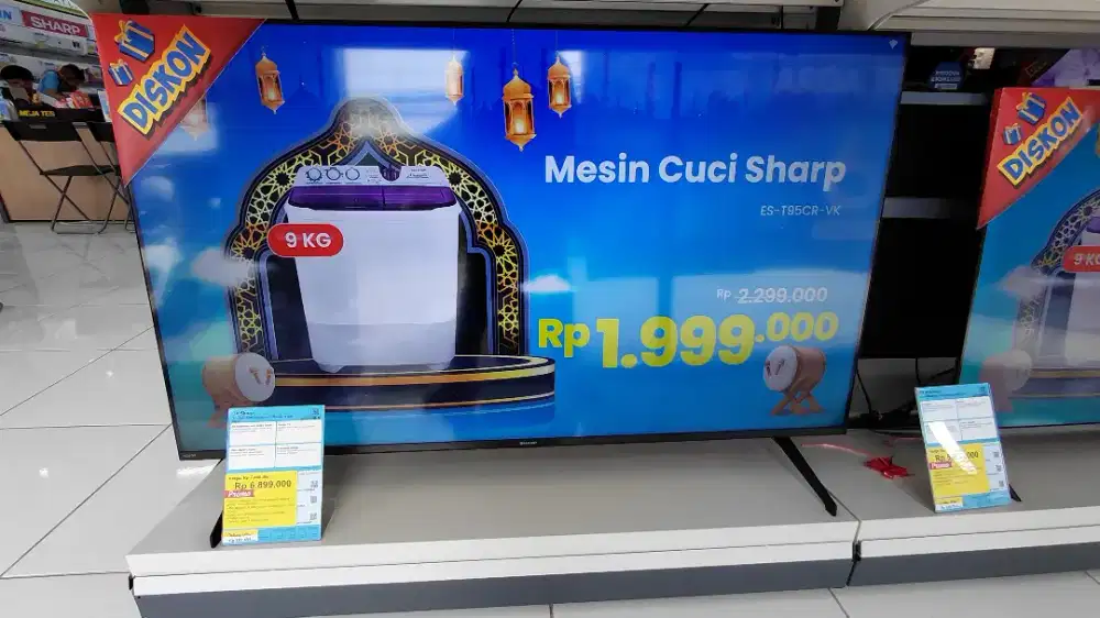 TV Sharp 55 Inch 4K Google TV 160 watt