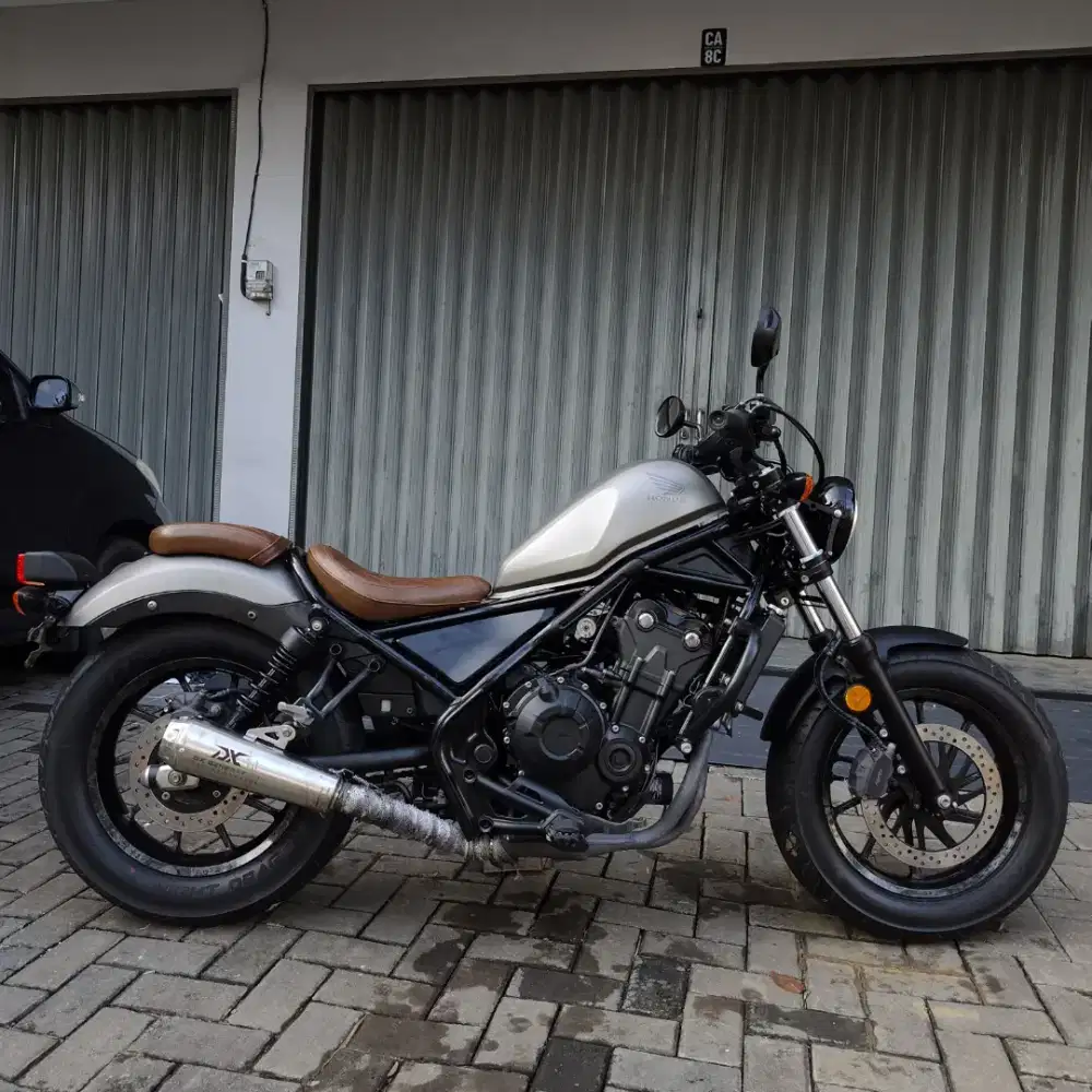 Moge Cruiser Cmx Honda Rebel 500 th 2018 Km 3rb Modif Siap Turing