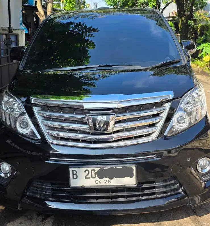 Toyota Alphard 2.4 S 2012 Bensin pribadi