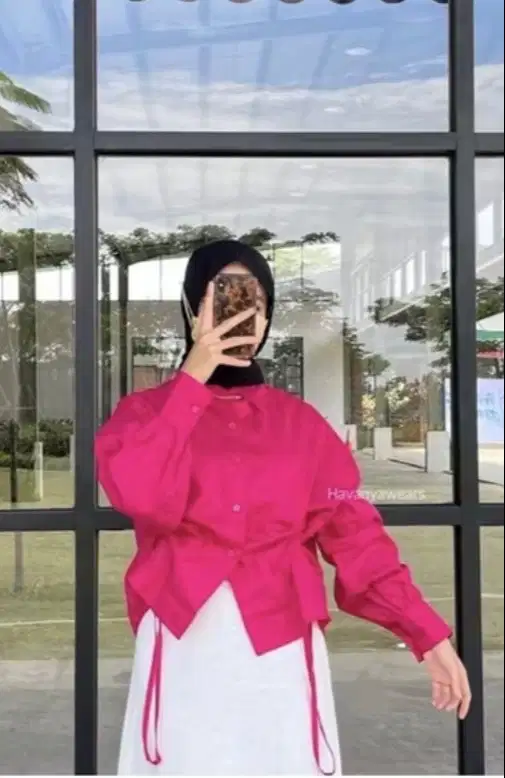 Blouse oversize serut