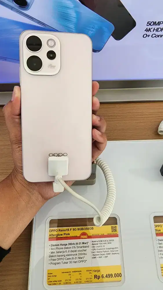 Kredivo Paylatter Oppo Reno 15f 8/256gb Free DP,Free 1x Cicilan