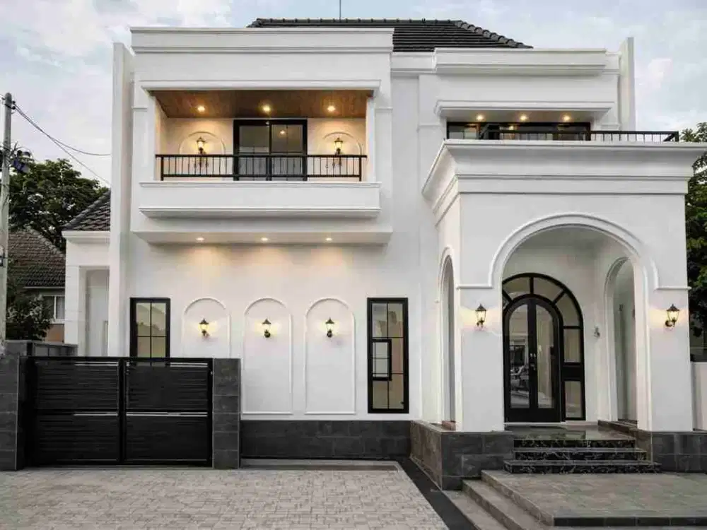 Villa 4 Kamar American Style Kota Batu Rooftop Dekat Jatim Park