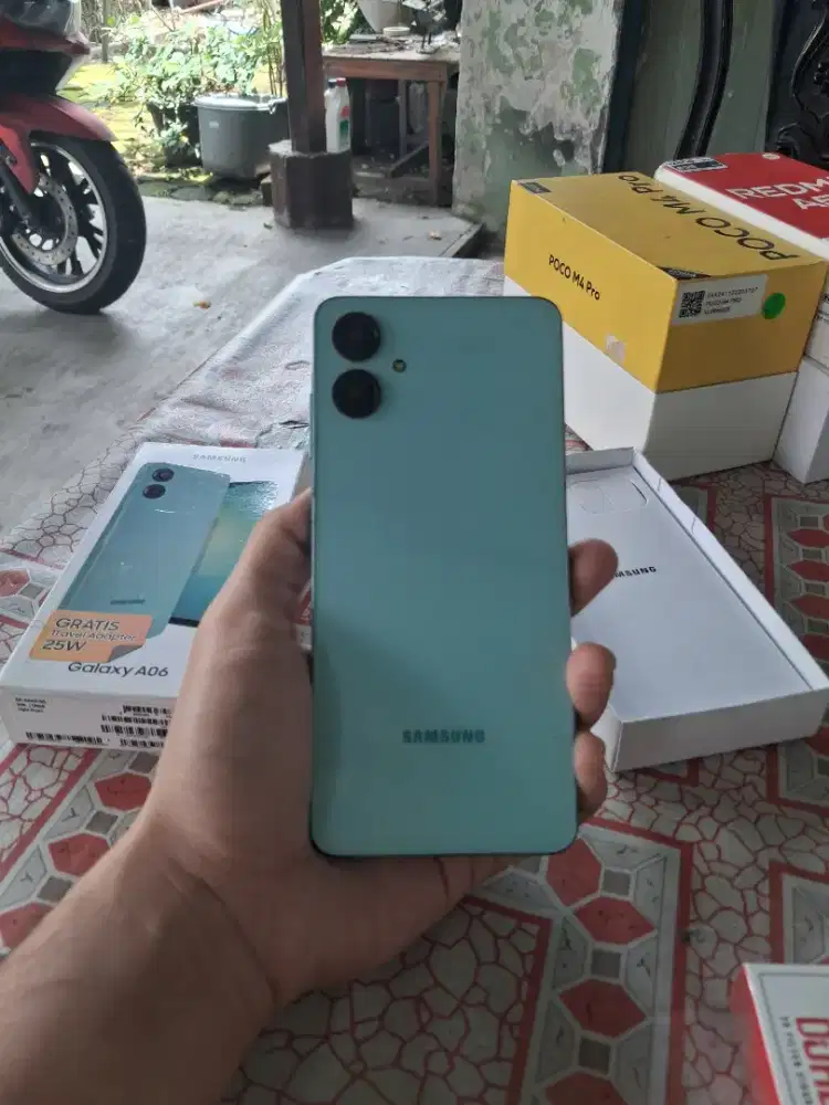 Samsung A06 4/128gb resmi fullset ori