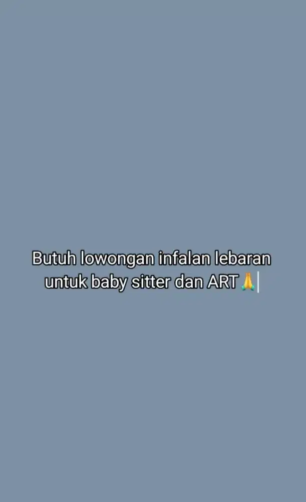Jasa infal lebaran