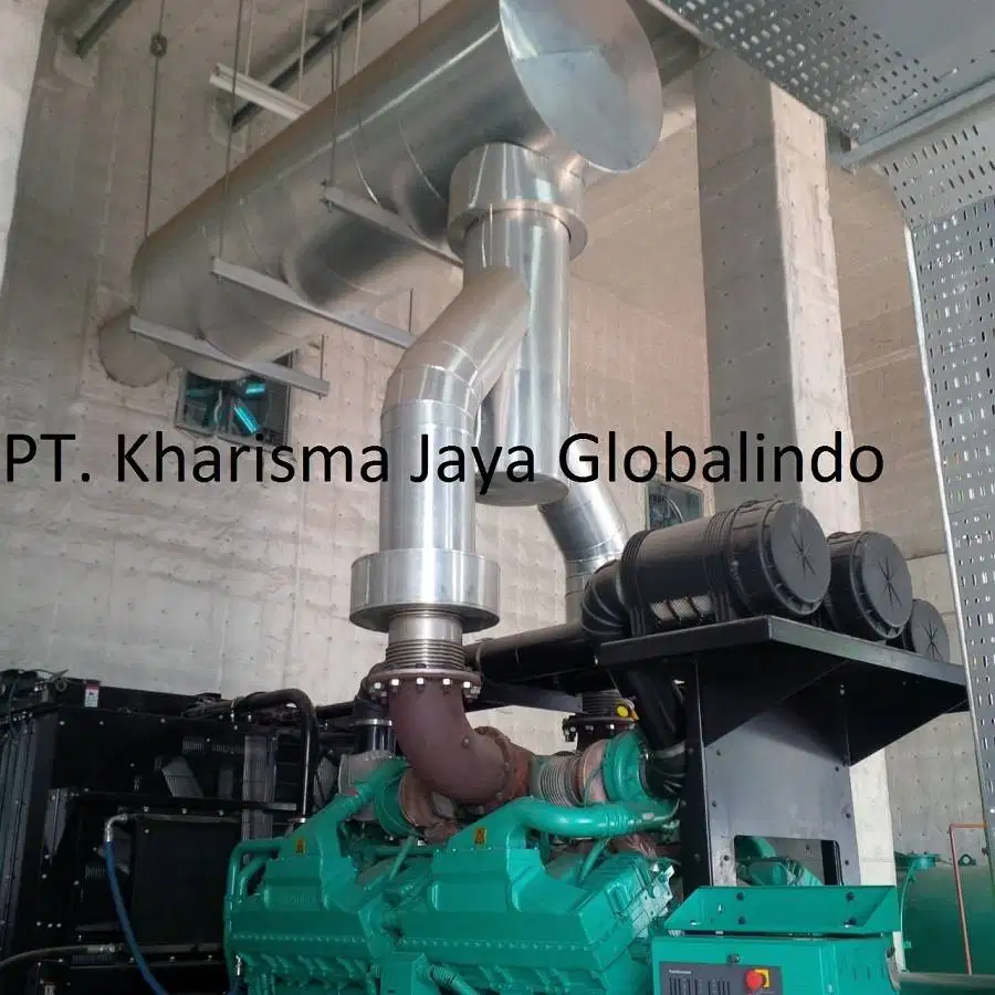 Silencer Genset dan Instalasi Silencer Genset