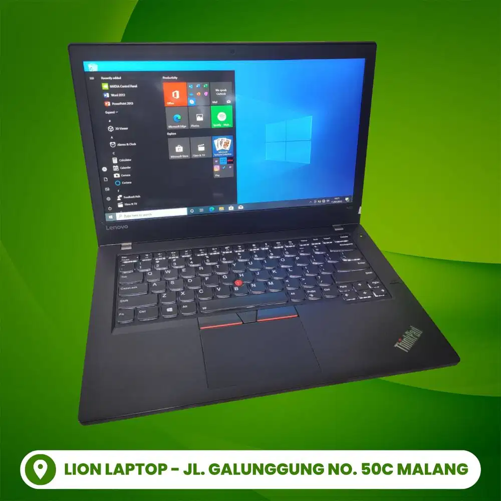 RAM 8GB SSD 256GB i5 Touchscreen Lenovo Thinkpad T470 [10|03]