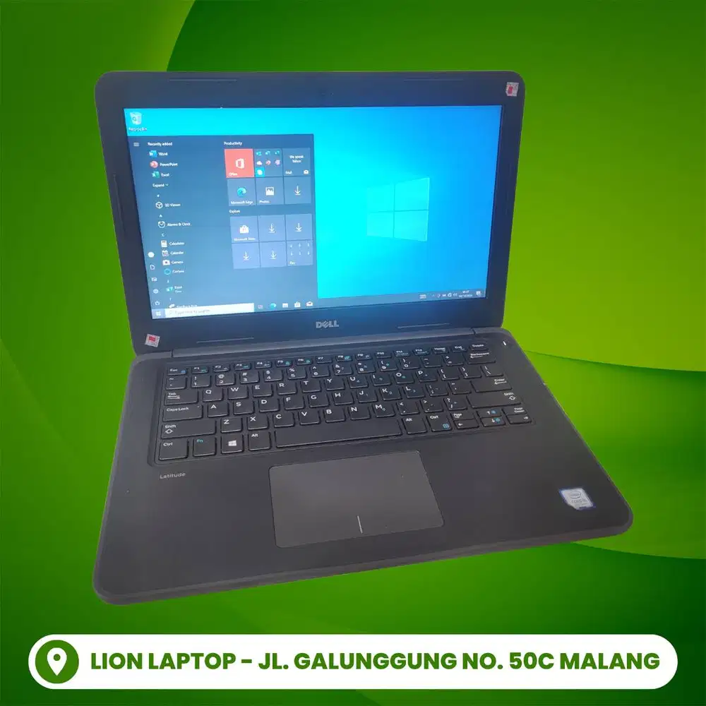 Core i5 Gen 7 Murah Mulus RAM 8GB SSD 256GB Dell Latitude 3380 [10|03]