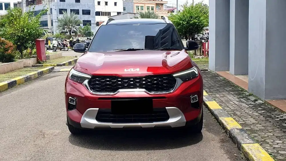Kia Sonet 1.5 Smart AT 2022 KM.22RB Merah Tangan satu
